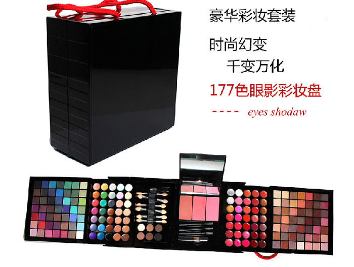 Lexni nổ mô hình sang trọng 177 màu phấn mắt son đỏ má hồng sửa chữa năng lực kết hợp bộ trang điểm eBay Châu Âu và Mỹ - Bộ trang điểm các loại son siêu lì ăn không trôi