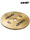 Master's legendary gold electroplated barbell plate steel plate strength plate pure steel large hole dumbbell fitness squat deadlift