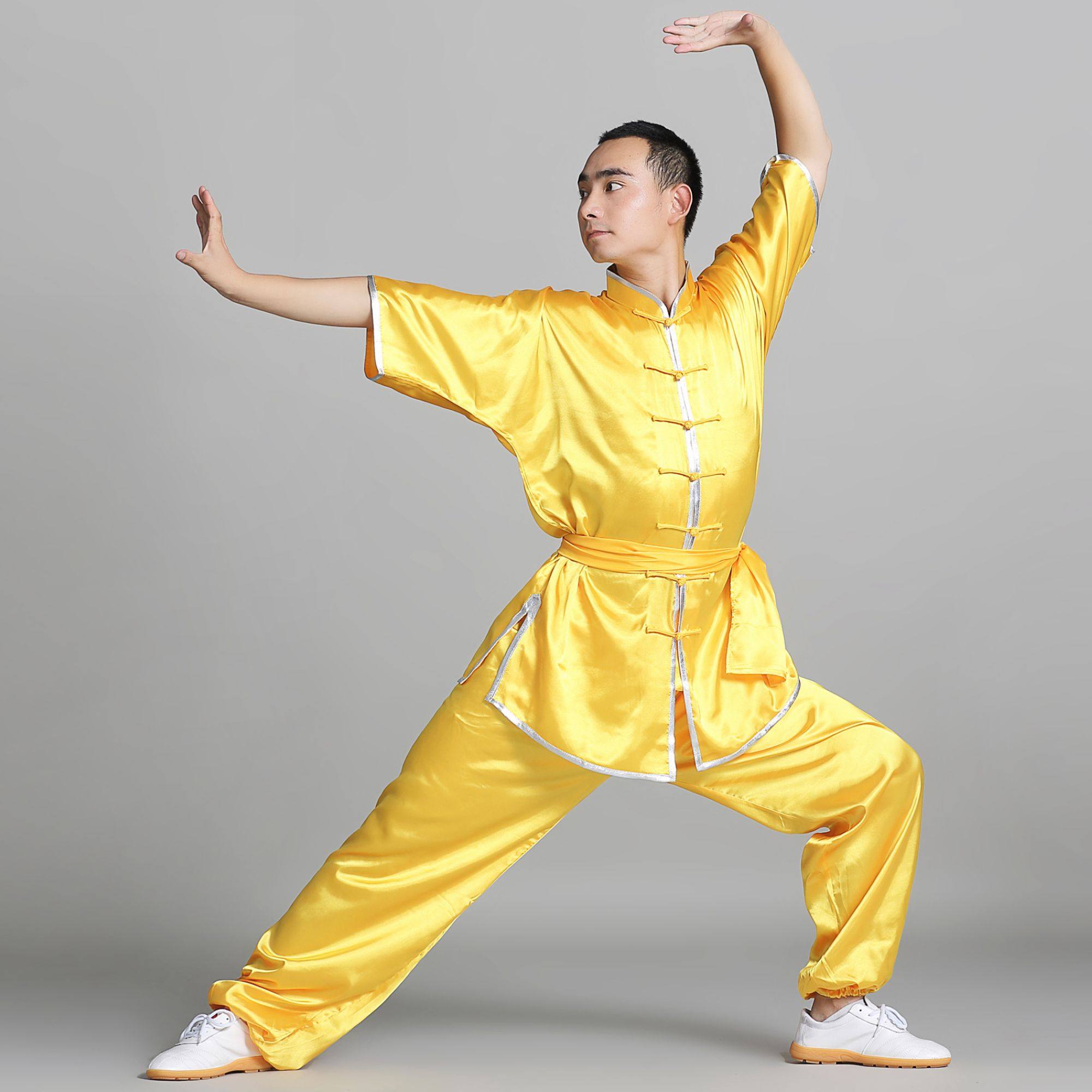 martial arts training costume competition costume martial arts short sleeve performance costume martial arts museum adult children training costume tai chi costume