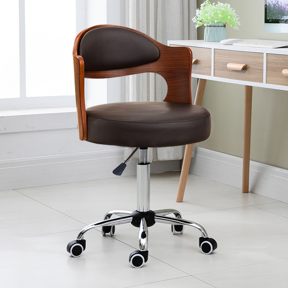 Fashion home simple small computer chair comfortable modern lift chair student solid wood desk chair front desk cashier stool