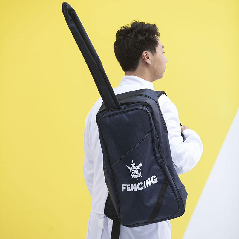 Shanghai Jianli JL fencing Shoulder Bag Children's Double Shoulder Portable Flower Repei Single Shoulder Back Style Sword Bag Kit Equipment Equipment