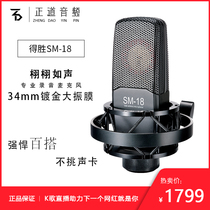 Takstar wins SM-18 condenser microphone Computer mobile phone live broadcast equipment professional anchor sound card set