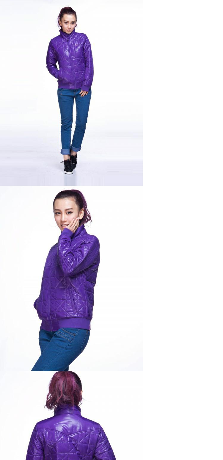 Áo khoác cotton nữ Li Ning Áo khoác cotton AJMF106-3 Áo khoác thể thao nữ ấm áp áo phao bomber nam