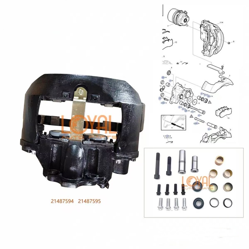 21487594 21487595 Suitable for Volvo Truck Rear Axle Brake Caliper Repair Kit Parts