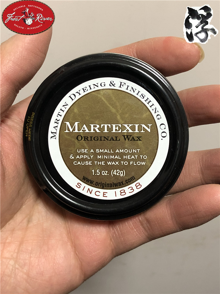 American Frost River Waxed Canvas Conditioner waterproof canvas maintenance oil wax raw wax 