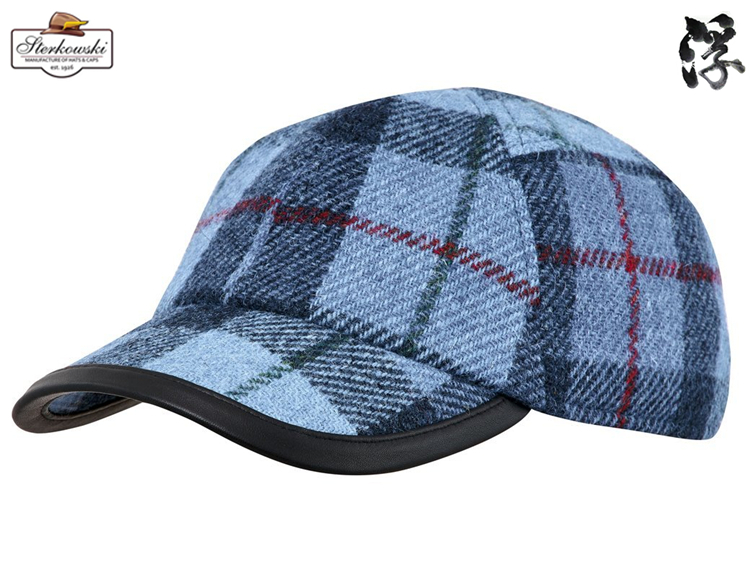 Brand new spot Polish imports Harris Tweeded Harris rough flowers, grey baseball cap warm