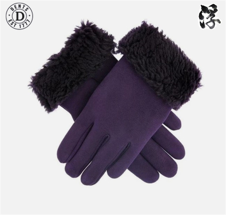 British DENTS Ms. Sheep Louisa refers to fur one heating glove