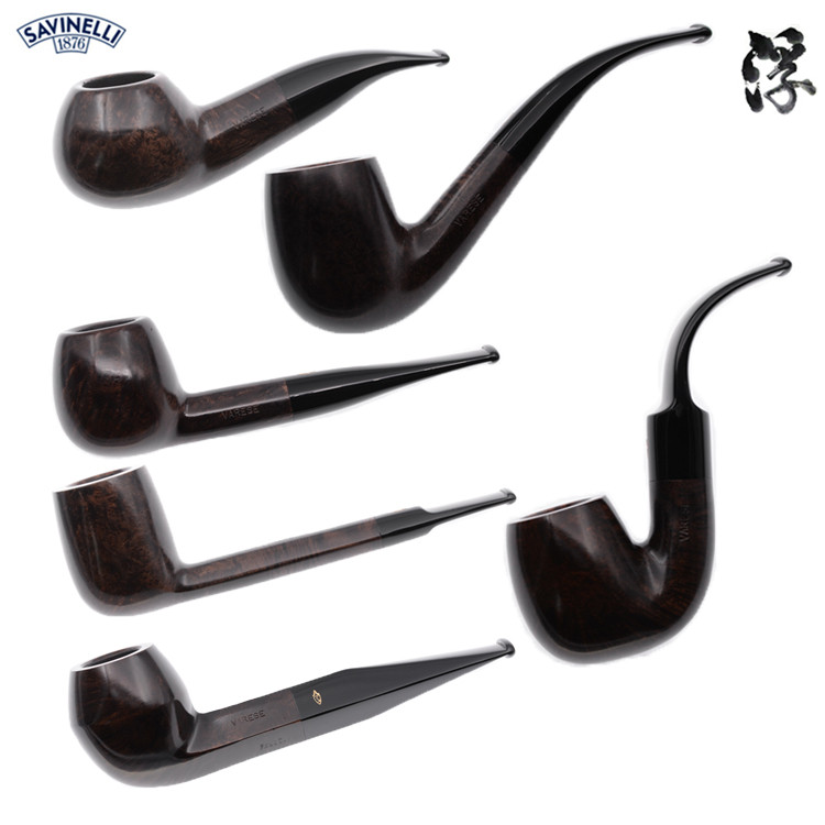 Italy imports Shafen Savinelli Varezee Old Solid Wood Pipe P363 Surface Classic