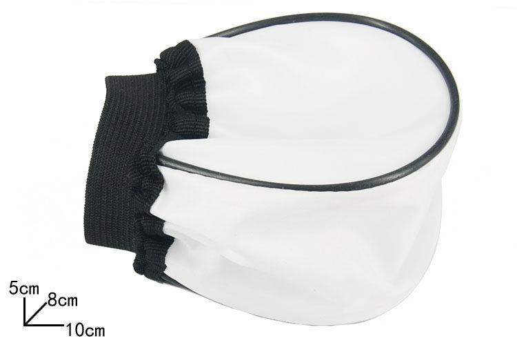 Yuer flash universal mouth small white cloth diffuser suitable for various brands of camera flash
