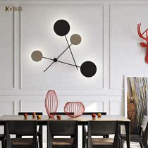 Nordic living room Modern simple creative personality study bedroom bedside design background wall lamp