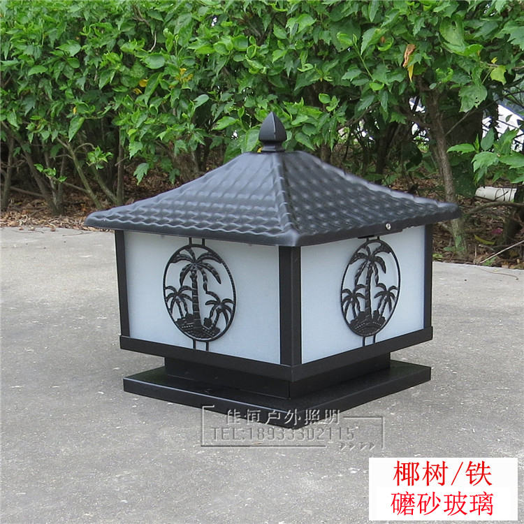 Gate Column Head Lamp Community Wall Lamp Courtyard View Lantern Villa Wall Head Lamp Outdoor Pillar Lighting Waterproof Luminaire