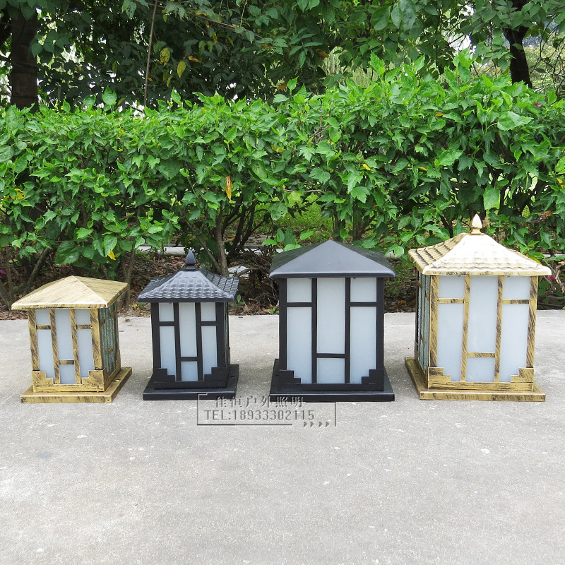 LED Gate Pillar Lamppost Lamppost Headlights Wall Headlights Community Factory Area Wall Lamp Courtyard Lamp Door Column Lamp Outdoor Waterproofing