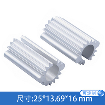  Aluminum sun flower radiator round spiral LED heat sink 25*13 69*16MM