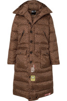 30% OFF BRUMAL WOMENS HOODED QUILTED BAO WEN SOFT SHELL FABRIC DOWN JACKET