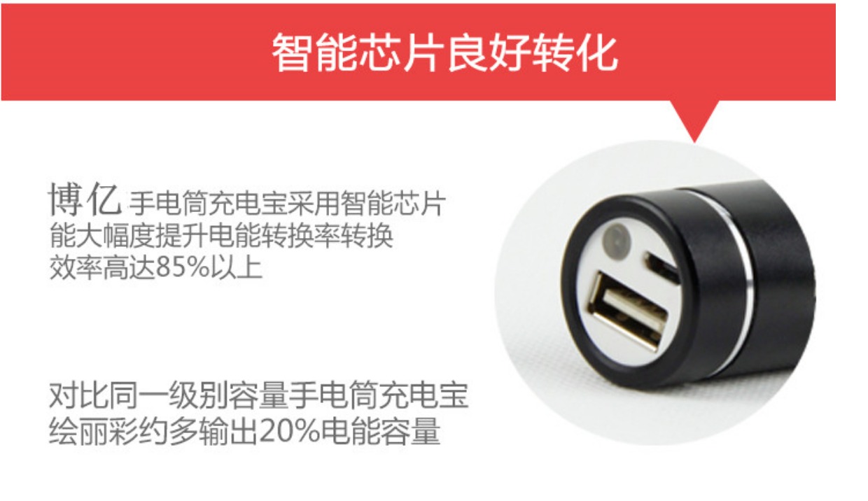 Bo tỷ sạc pin đèn pin ngoài trời điện thoại di động điện thoại di động phổ mini cầm tay nhỏ gọn khẩn cấp sạc nhanh