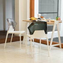 Nordic Transparent Creative Chair Cafeteria Dining Room Dining Chair Backrest Casual Chair Designer Chair Computer Chair Reception Chair