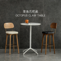 Bar Desk Table Home Small Round Table Modern Minima Small Household Type Bar Table White Round Table Outdoor Balcony Coffee Table