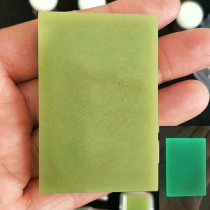  Natural luminous stone safe and sound brand Green luminous stone raw stone strontium boroaluminate luminous hanging safety brand jade pendant