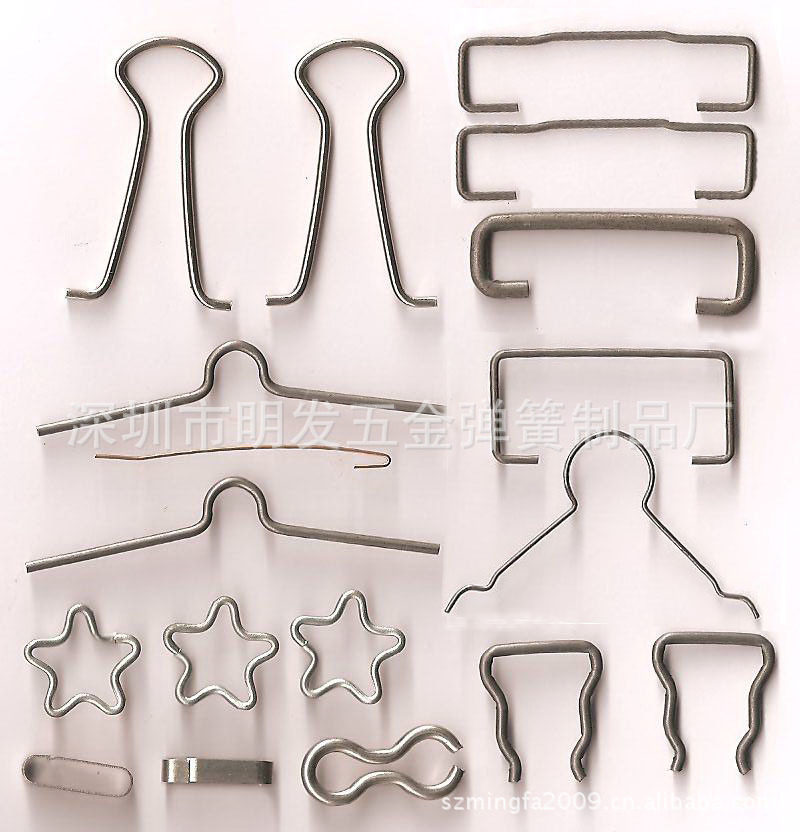 Supply of special-shaped spring wire bending parts iron wire products 