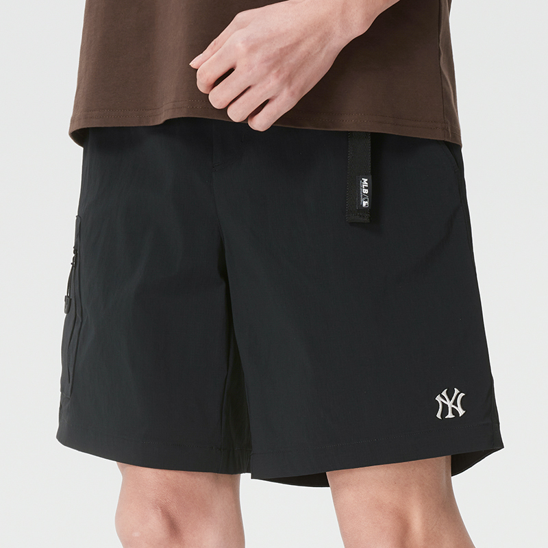 Authentic Mlb Unisex Couple's 2026 Summer Woven Shorts 3Asmb0963-50Bks-50Grs Authentic Mlb Unisex Couple's 2026 Summer Woven Shorts 3Asmb0963-50Bks-50Grs