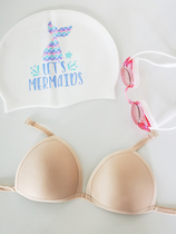 High-end racing swimsuit hook chest pad swimming chest pad one size