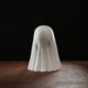 New Halloween cute ghost ornaments creative vertical middle finger provoking ghost desktop decorations to give friends gifts