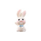 Little White Rabbit Resin Doll Ornament Mid-Autumn Moon Cake Model Children Play House Toy Baking Cake Decoration