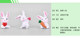 12 zodiac signs holding radish bunny doll children play house toy book desktop decoration baking cake decoration