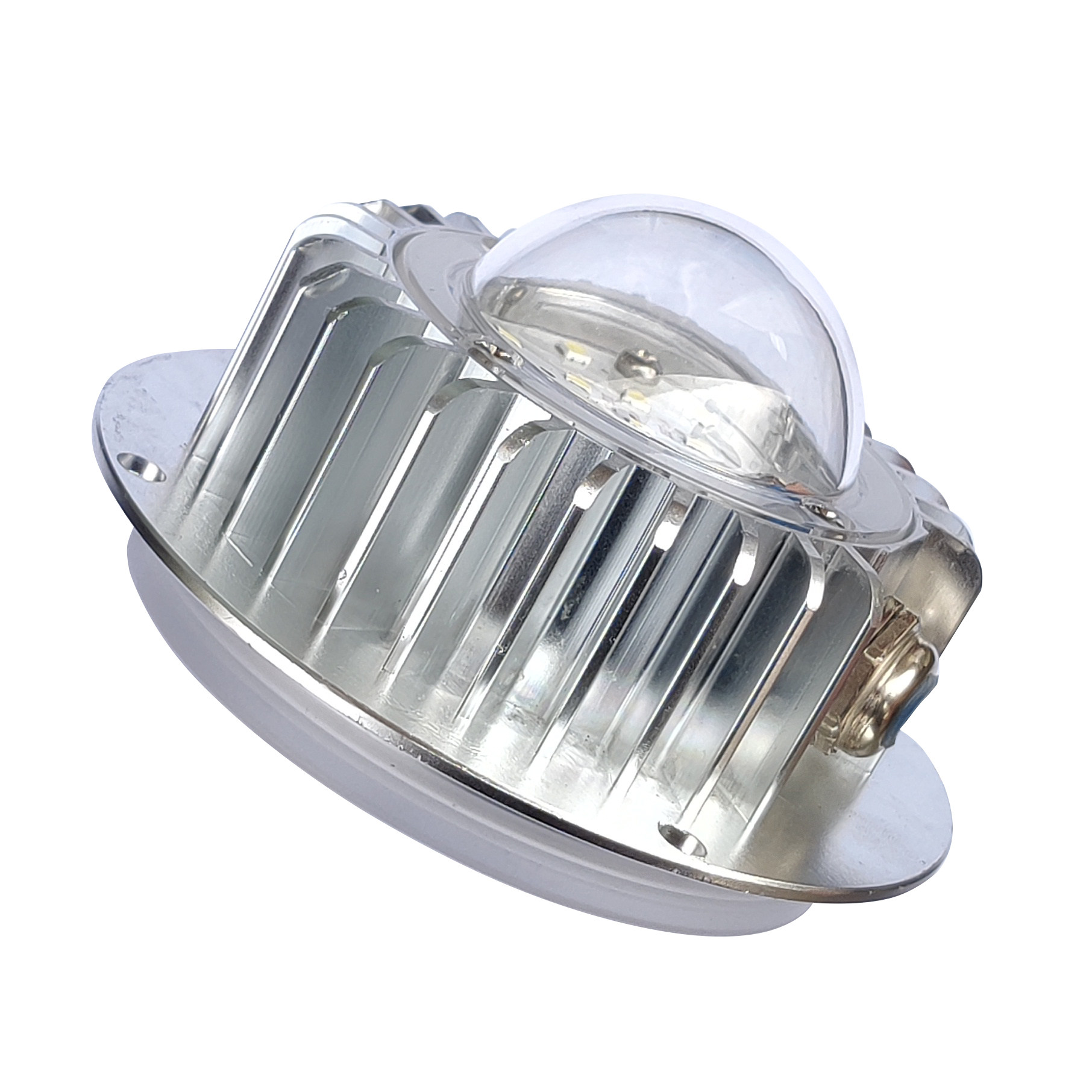 LED double-sided street lamp, round flashlight, light source solar-powered, 30W