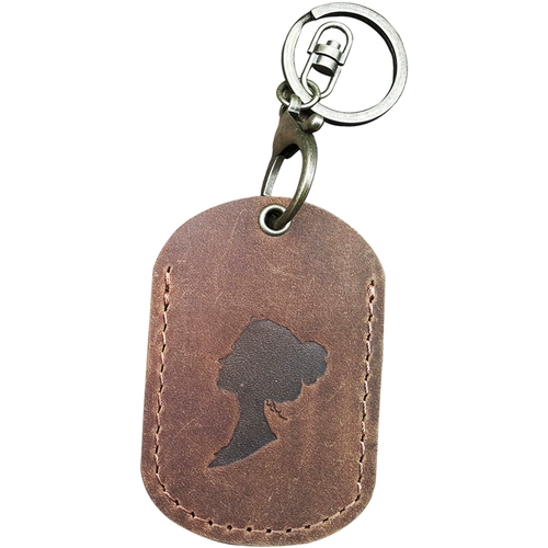 Кожаный картхолдер, индукционный брелок с гравюрой, делается под заказ