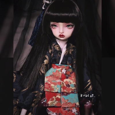 taobao agent BJD Hua Kui Dragon Tail Kimono Kimono can customize 6 points and 8 points, small cloth OB11 dimension size report size hand -made