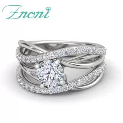 New 18k platinum super luxury group Diamond female ring wedding ring platinum diamond ring diamond customization