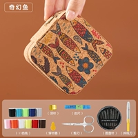 Ретро -фэнтезийная рыба [11 цветовая линия+6 швейных инструментов]]