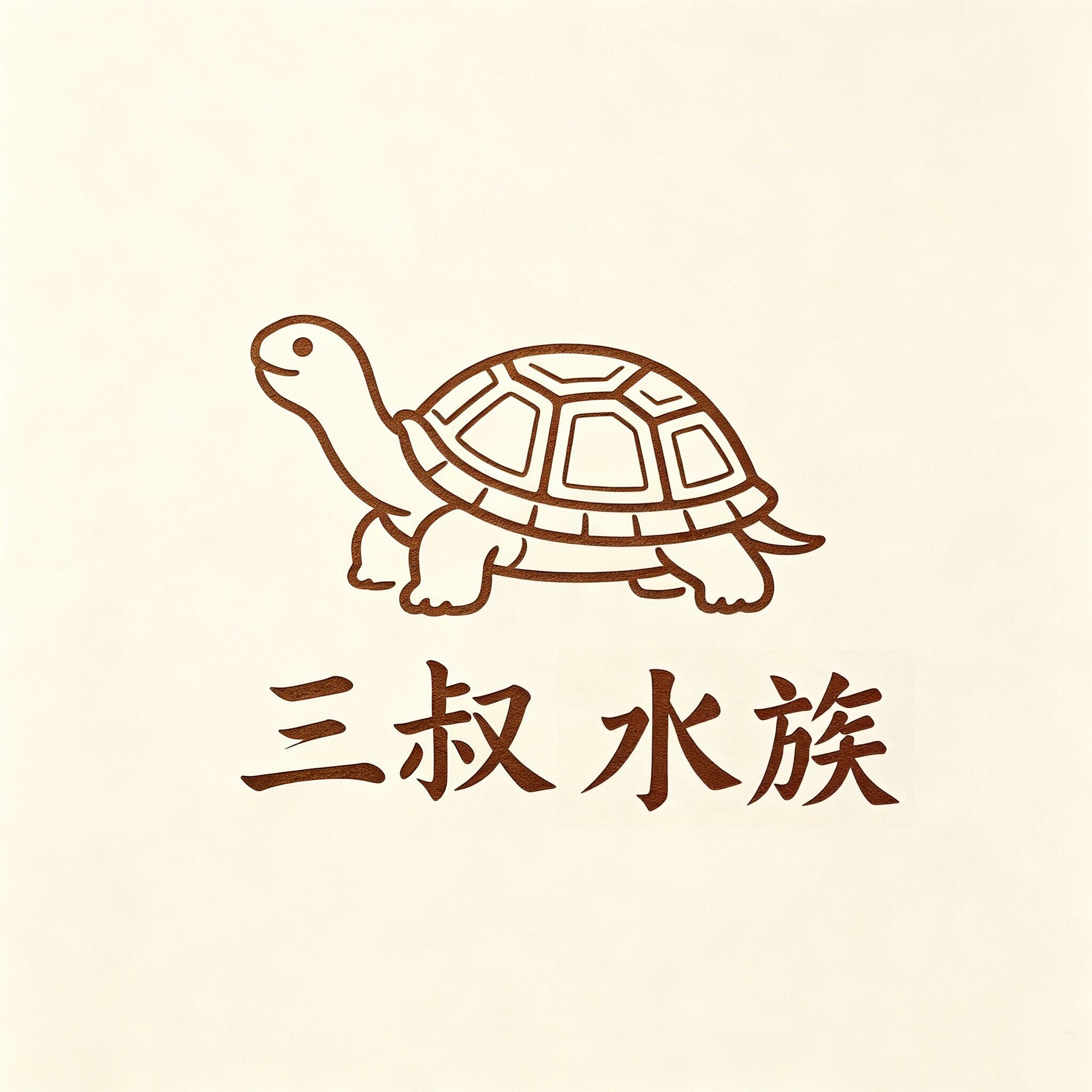 三叔水族的LOGO