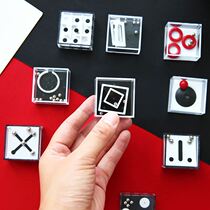 Fumbling Internet Red Decompression Sand Sculpture Toy Boring box Gravity Gravity Labyrinth Balance Beads time Divine Instrumental Gifts