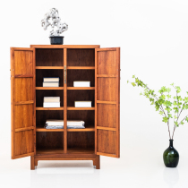 Mahogany Mountain House iron wood square corner cabinet iron pear wood tea cabinet double door locker Chinese tea cabinet factory direct sales