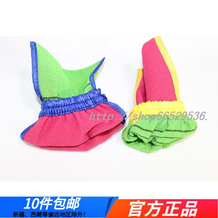 Powerful monolayer bath towels home rubbing towels for men and women no pain rubbing shower gloves coarse yarn leak finger dead skin rubbing