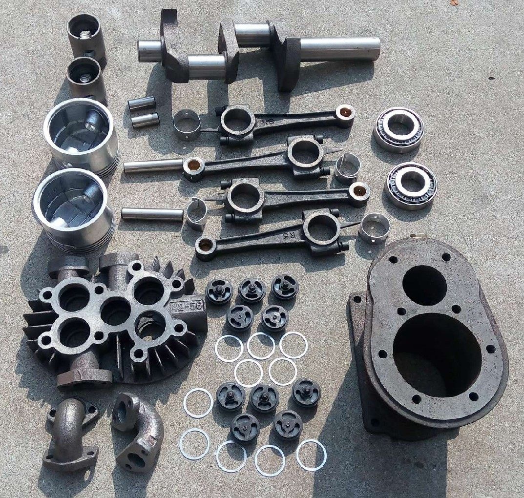 1 05 connecting rod Dafeng 707 crankshaft cylinder cylinder head valve group bearing elbow air compressor connecting rod air pump accessories