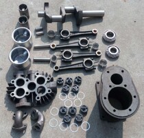 1 05 connecting rod Dafeng 707 crankshaft cylinder head valve group bearing elbow air compressor connecting rod air pump accessories