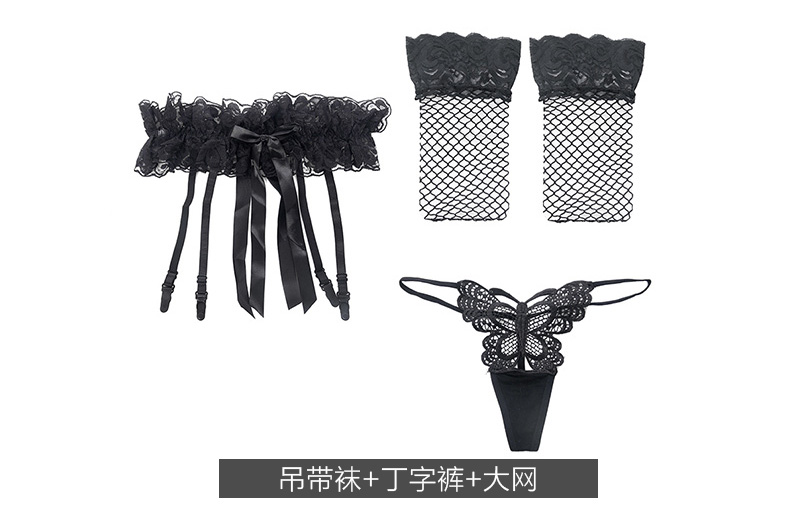 Nhầm lẫn châu Âu và Mỹ garter set ren gợi cảm dây nịt đùi