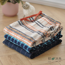 Autumn and winter full cotton mill plush boufferransuede female style closing display slim inclined spigot bag Sleeping Pants Casual Home Pants