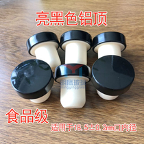 10 food grade polymer silicone plug black font bottle plug bottle of wine sanitary plug