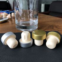 10 food grade silicone tablet bottle Cyang alcohol and tobacco polymer seal plug sanitary plug