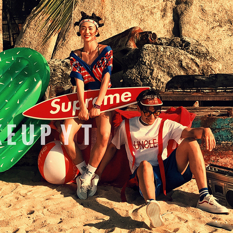 Personal photo theme photography new wedding photography Chevrolet surfboard travel photography seaside location photo props