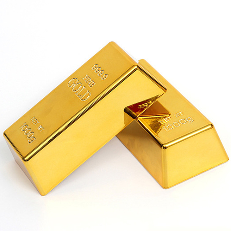 Magic gold bar fake brick simulation super large Chinese wind gold ancient Han clothing ancient style photography