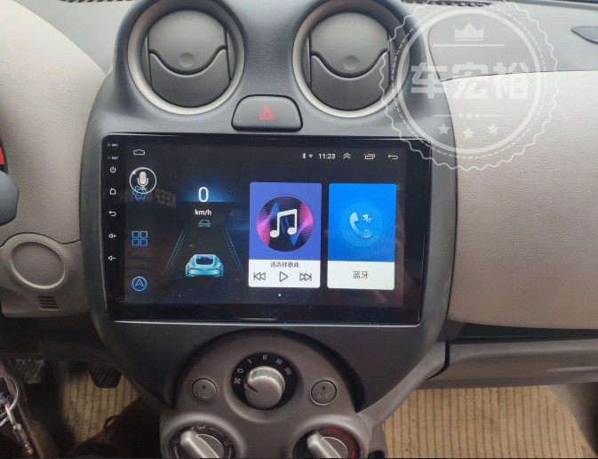 Ma Chi big screen Android Navigation 2 5D screen dedicated video and audio navigation machine Android system