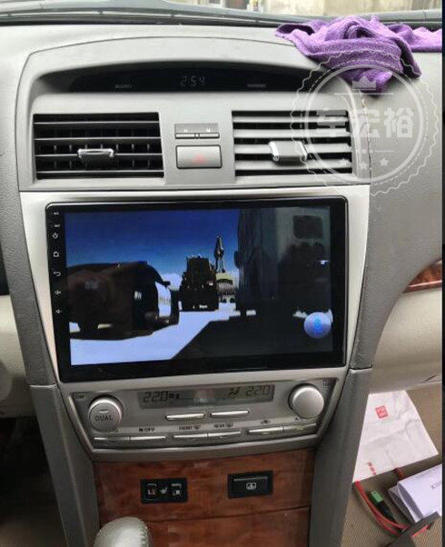 06-11 CAMRY large screen Android navigation 2 5D screen dedicated audio and video navigation machine Android system