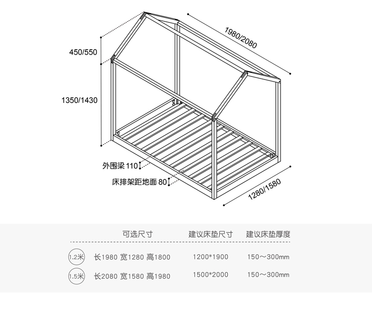 trẻ em món quà cho trẻ em giường ngôi nhà gỗ ở Bắc Mỹ 1,2 1,5 m Ash gỗ phòng nhà miễn phí vận chuyển trẻ em - Giường mẫu giường sắt đẹp