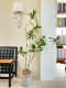 Nordic ins Artificial Green Plant Lily Bamboo Large Floor-Standing Indoor Living Room Decoration Window Display Potted Fake Plant