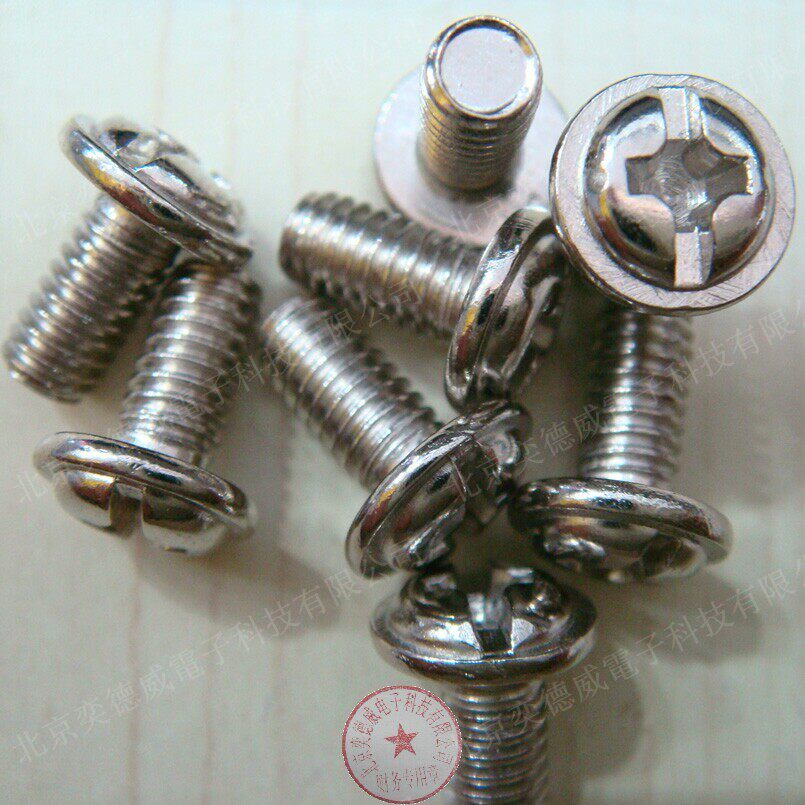 Large flat head cross machine screws iron suction large cap screw M3X25 100 only RMB15
